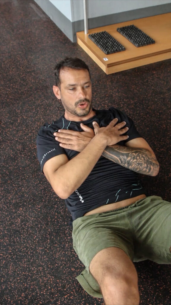 Aluno no Studio Mormaii
